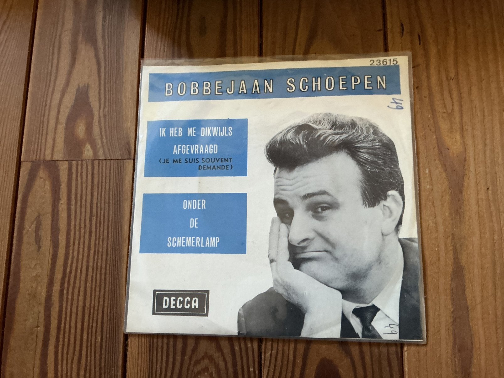 7” Bobbejaan Schoepen - ik heb me dikwijls afgevraagd, Cd's en Dvd's, Vinyl | Nederlandstalig, Ophalen of Verzenden, Zo goed als nieuw