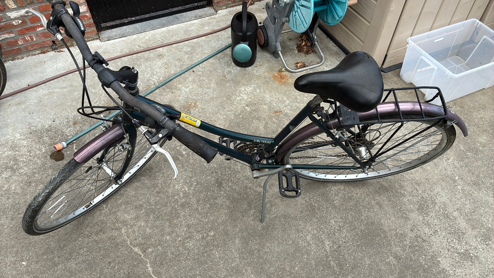 Ludo stadsfiets, Fietsen en Brommers, Ophalen, Gebruikt, 10 tot 15 versnellingen, Velgrem
