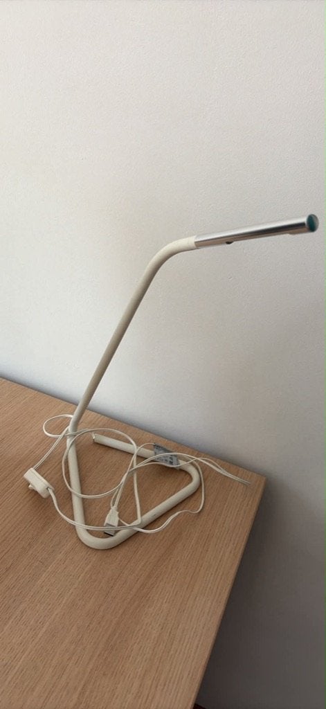 Bureaulamp, Blanc, Lampe de bureau, Comme neuf, Enlèvement