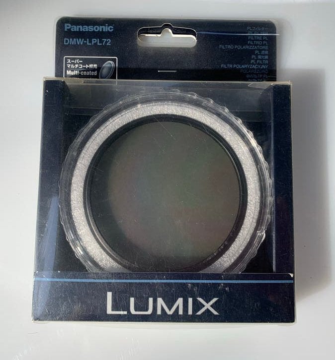 Panasonic polarisatiefilter, 72mm, TV, Hi-fi & Vidéo, Neuf, Autres marques, 70 à 80 mm, Filtre polarisant