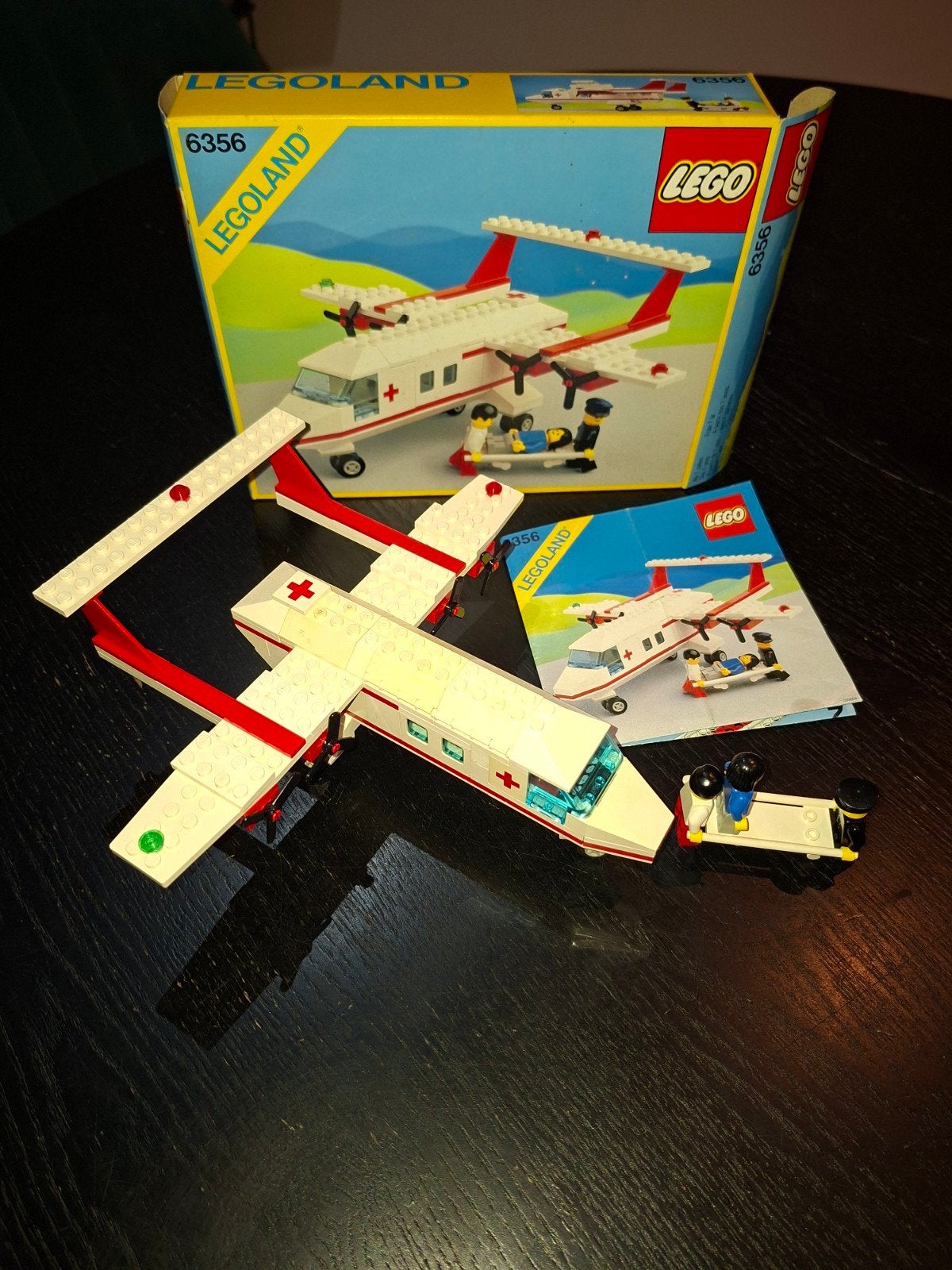 vintage retro lego set LEGO Med-Star Rescue Plane 6356
Speel, Enlèvement, Complet, Lego