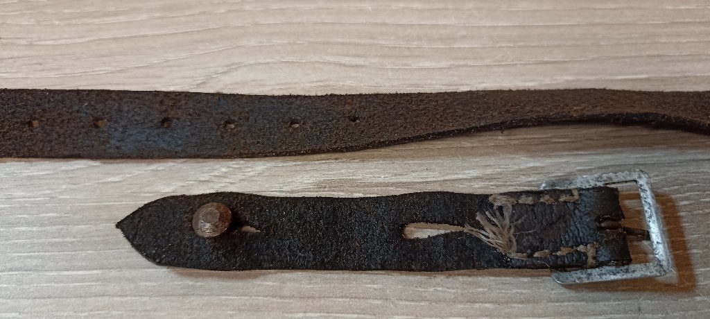 Jugulaire Allemande casque M34-35 / Luftschutz (46 cm) ww2, Collections, Envoi, Armée de terre, Autres types