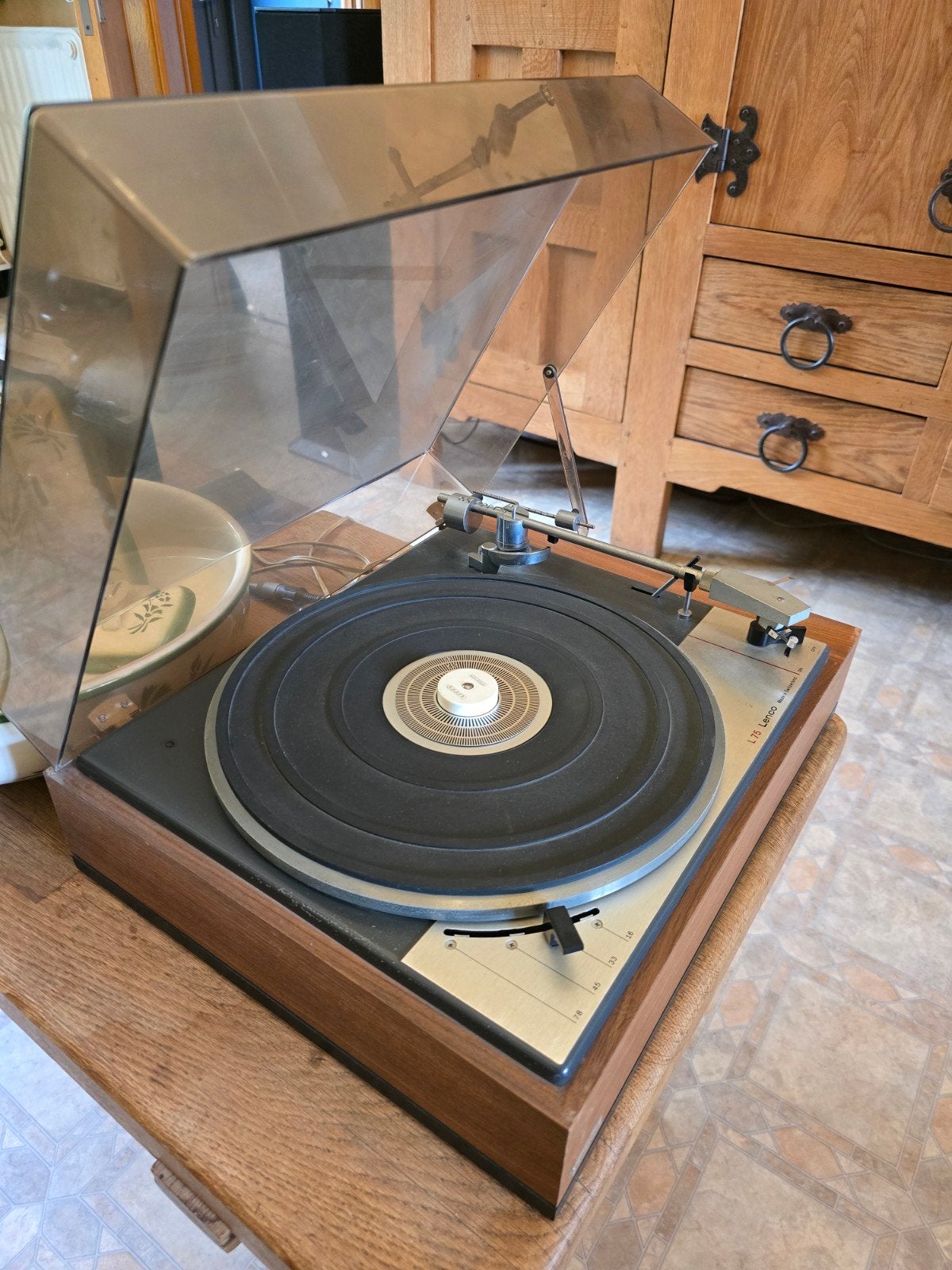 Platenspeler Lenco model L75, TV, Hi-fi & Vidéo, Tourne-disques, Enlèvement, Tourne-disque