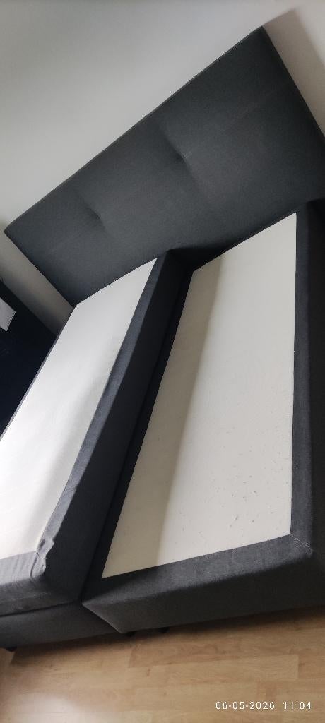 Boxspring 160 Gratis!, Ophalen, Gebruikt, Tweepersoons, 200 cm