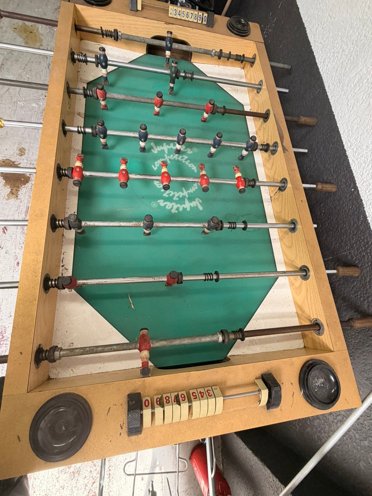 Kicker, Jupiter, bon état, Kinderen en Baby's, Speelgoed | Voetbaltafels, Ophalen, Zo goed als nieuw