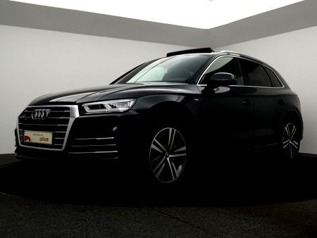 Audi Q5 45 TFSi QUATTRO*AUTOMAAT*PANO*LEDER*NAVI*TREKHAAK, Auto's, 204 g/km, Q5, Zwart, https://public.car-pass.be/vhr/17d0b0f2-2fd9-4725-9b47-034b51e16c1d
