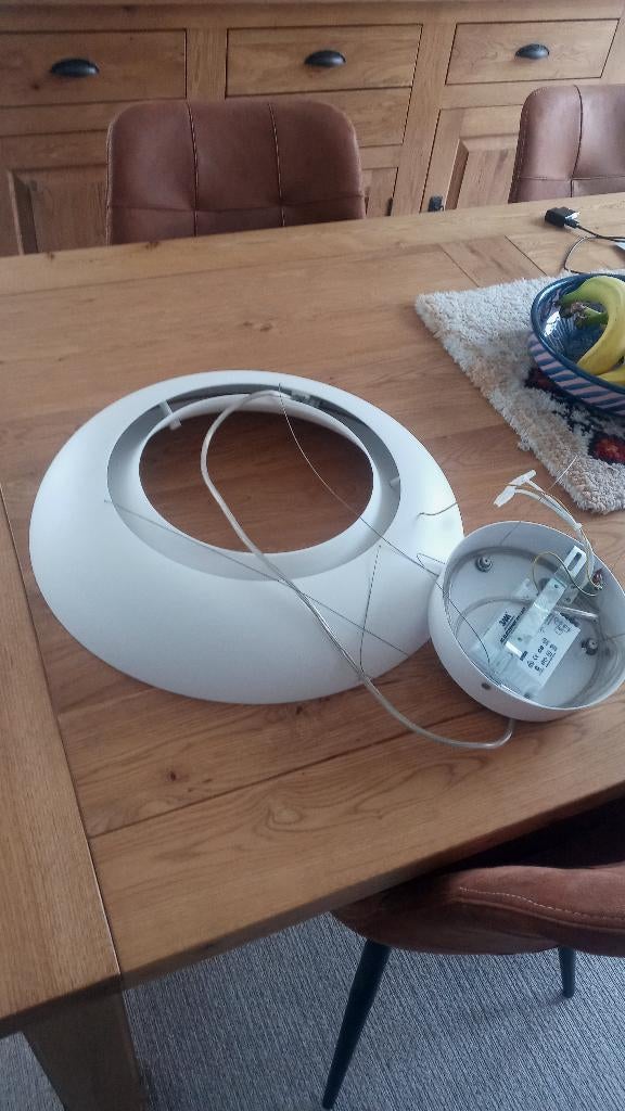 hanglamp, Huis en Inrichting, Ophalen, Zo goed als nieuw, Metaal, Minder dan 50 cm