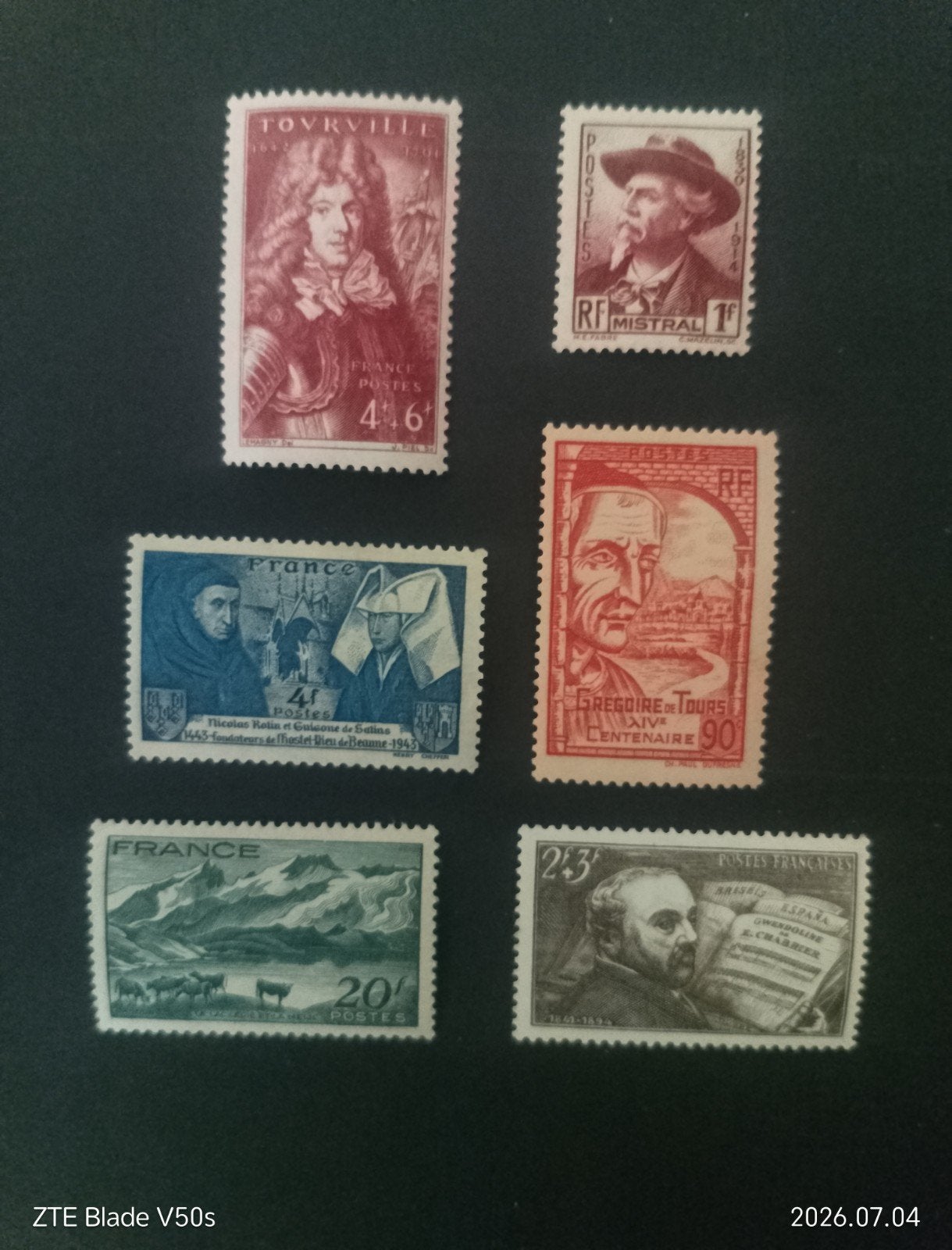 42 timbres historiques, Enlèvement ou Envoi