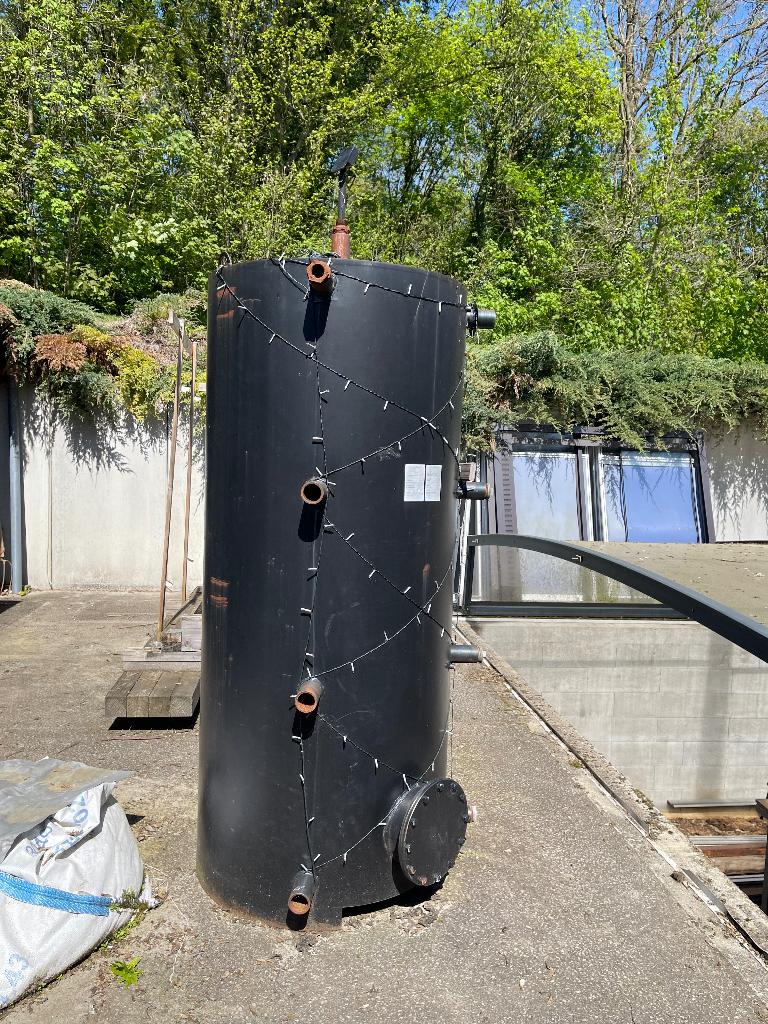 Ballon tampon 1000L avec isolation – 2m x 1m, Bricolage & Construction, Chauffe-eau & Boilers, Utilisé, Élément, 100 litres ou plus