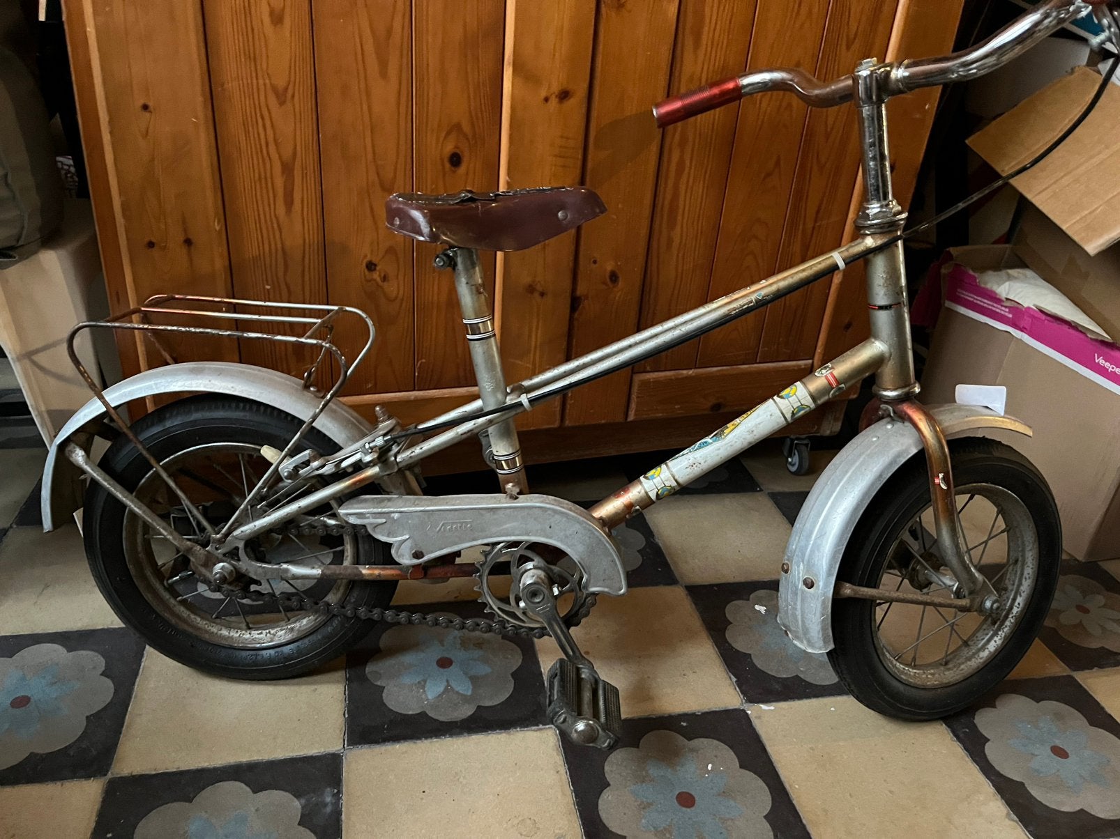 Retrokinderfiets 3jaar, Ophalen, Gebruikt