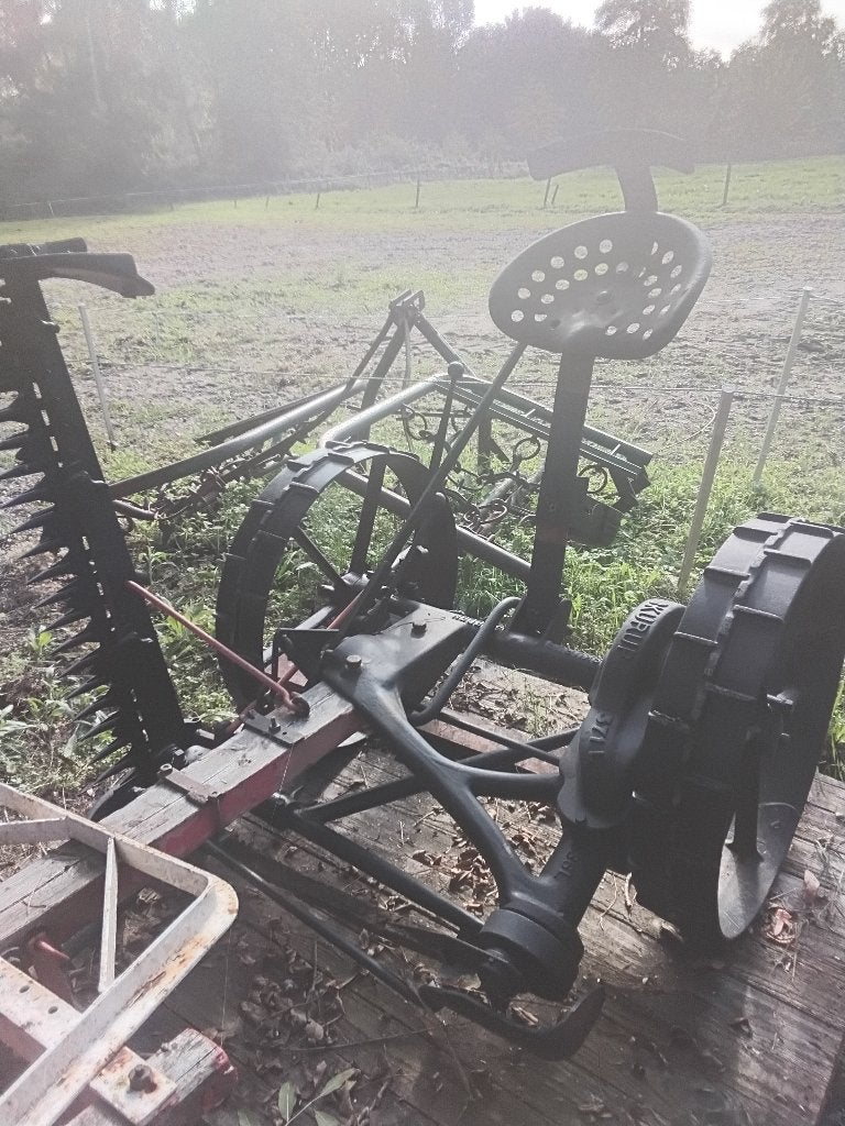 Antieke Skurup paarden maaimachine, Dieren en Toebehoren, Gebruikt, Overige typen, Paard