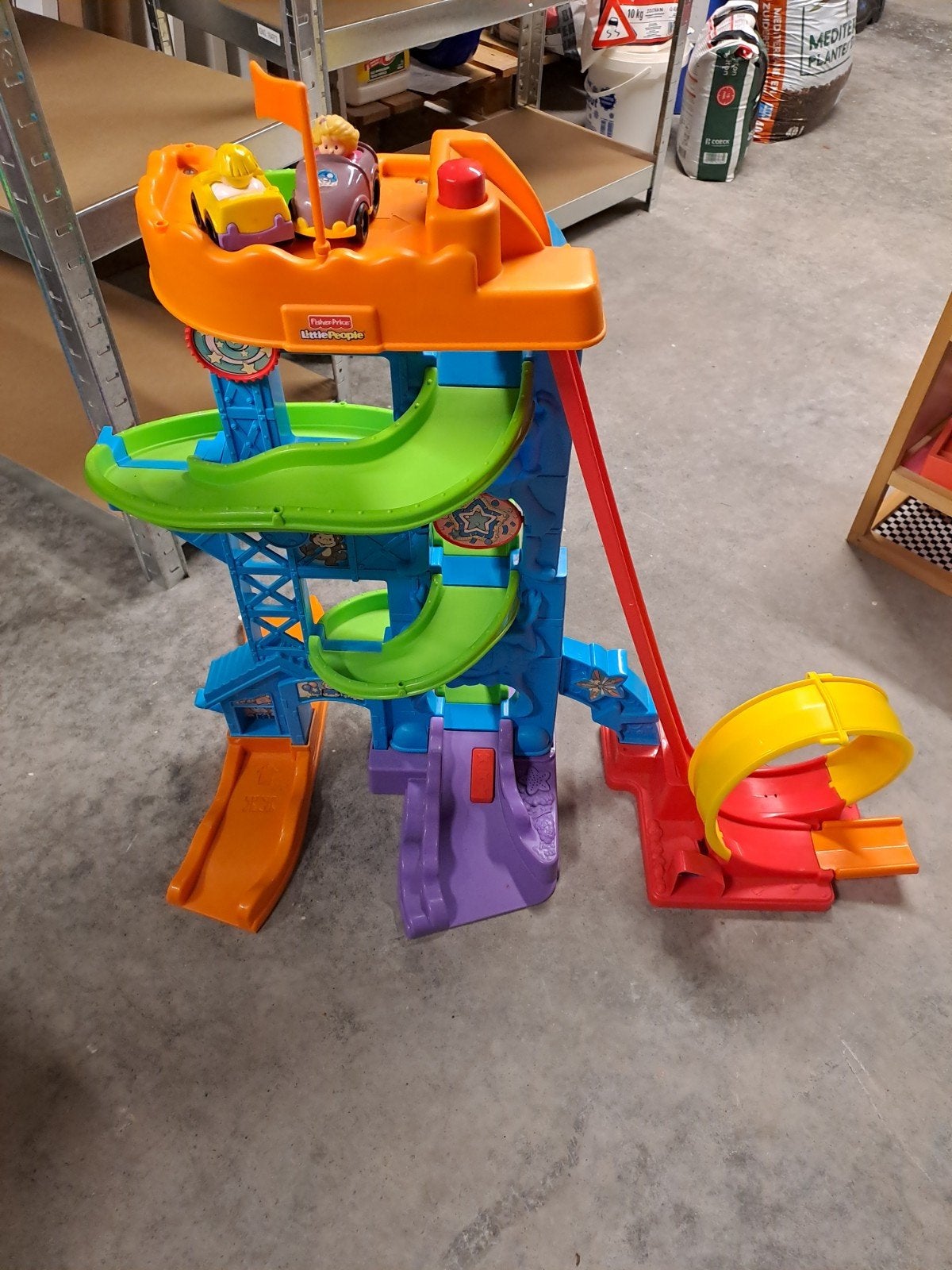 Racebaan FisherPrice LittlePeople, Handmatig, Ophalen, Overige merken, Racebaan