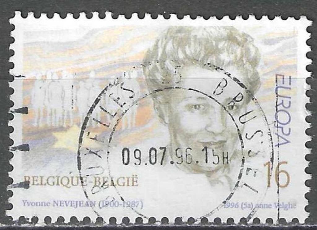 Belgie 1996 - Yvert 2637 /OBP 2636 - Beroemde vrouwen (ST), Verzenden, Gestempeld, Gestempeld, Europa