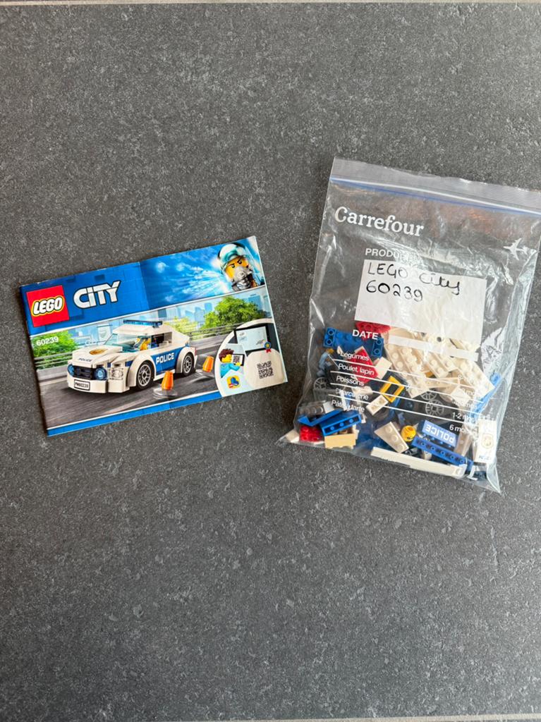 Lego City Politiepatrouille auto 60239, City, Lego, Compleet, Ophalen of Verzenden
