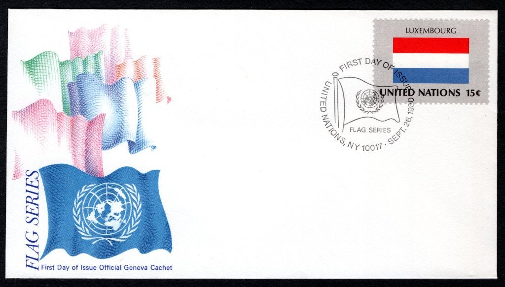 NATIONS UNIES - NEW YORK Yt. 316 FDC 1980 - Luxembourg, Envoi, Affranchi, Amérique du Nord