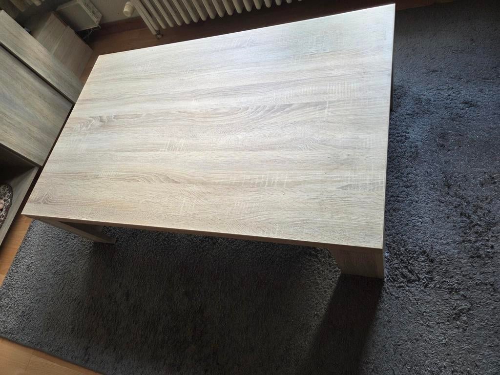 Salontafel licht eiken kleur., Huis en Inrichting, Tafels | Salontafels, Ophalen, 50 tot 100 cm, 100 tot 150 cm, Zo goed als nieuw