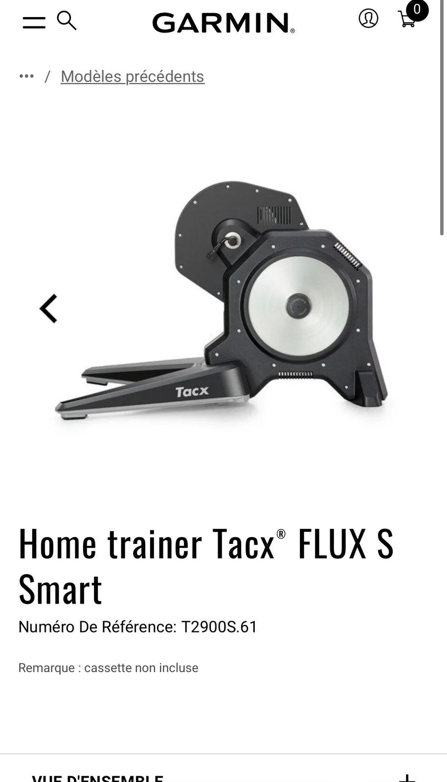 Home trainer Tacx FLUX S Smart, Ophalen, Nieuw