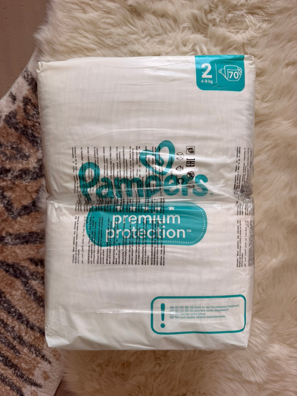 151 Pampers Premium Protection maat 2, Kinderen en Baby's, Badjes en Verzorging, Ophalen