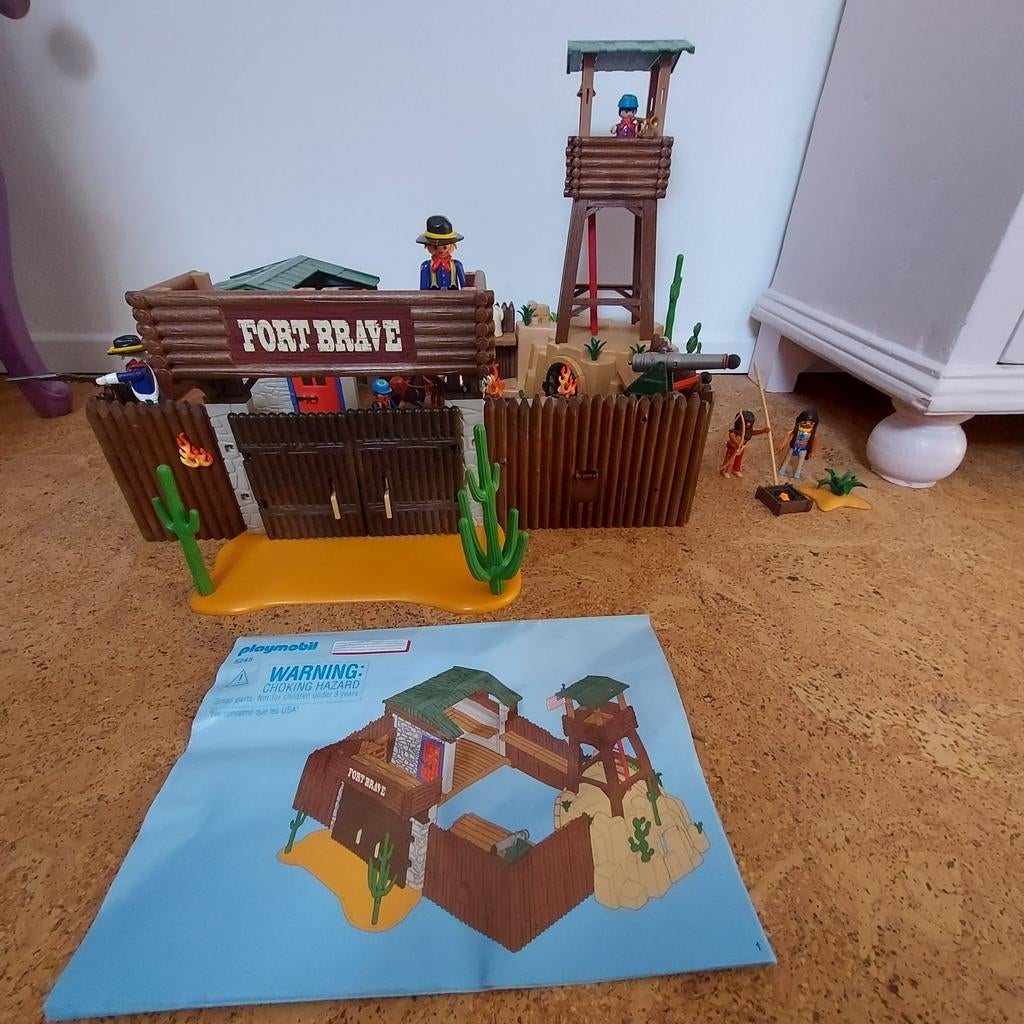 Playmobil Western Fort, Kinderen en Baby's, Speelgoed | Playmobil, Ophalen of Verzenden, Zo goed als nieuw, Complete set