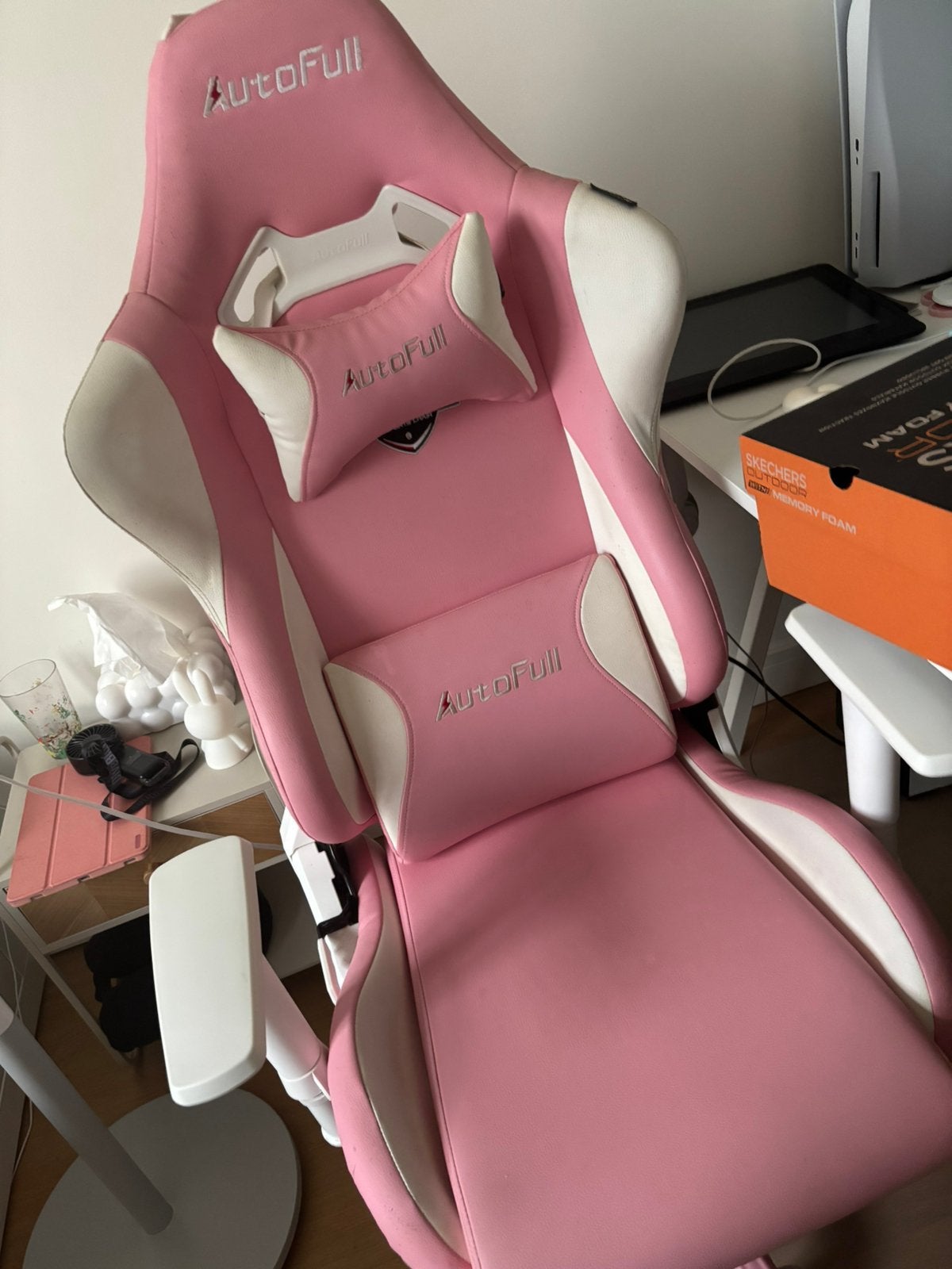 ORIGINAL AutoFull Pink Ergonomic Gaming Chair, Huis en Inrichting, Ophalen, Gebruikt, Roze, Gaming bureaustoel