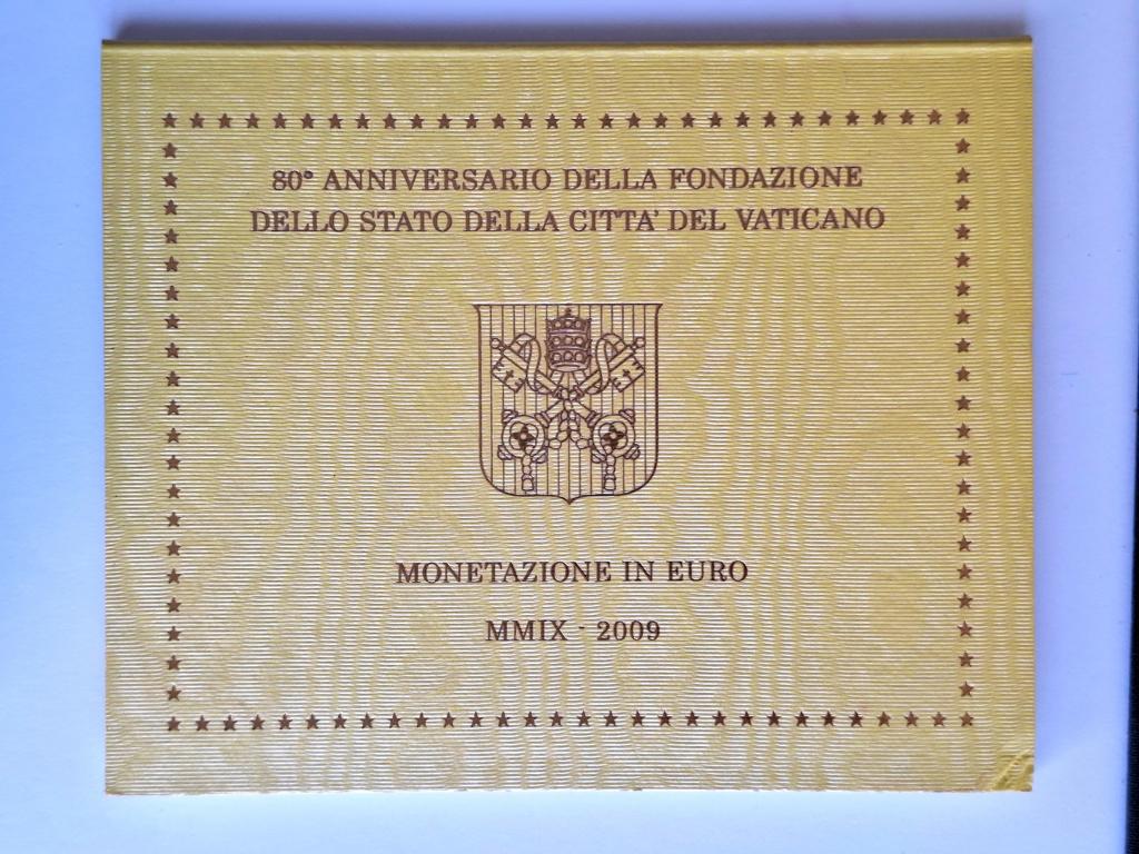 Vaticaan - BU 2009, Ophalen of Verzenden, Vaticaanstad, Overige waardes, Setje
