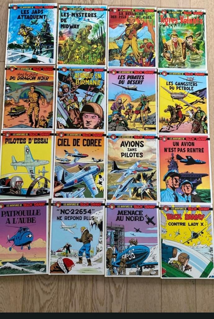 43 BD les aventures de Buck Danny avec ex-libris, Enlèvement, Comme neuf