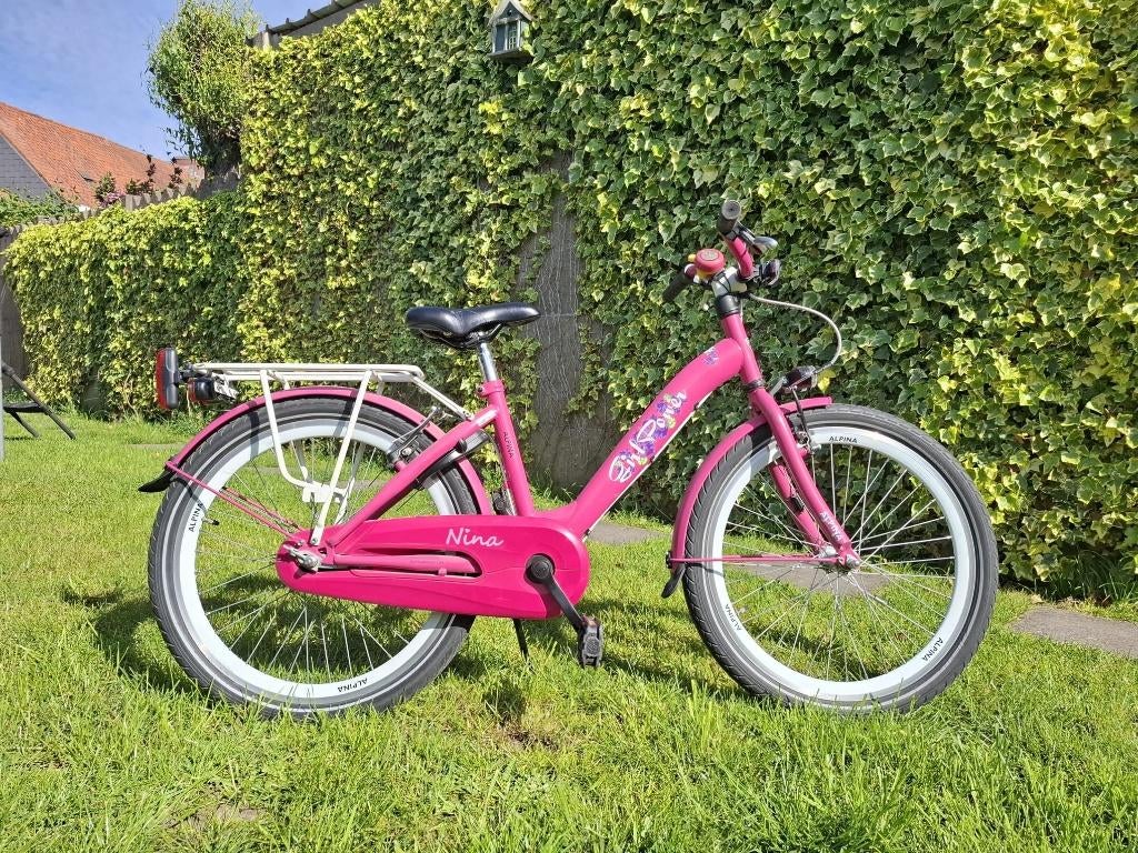 Meisjesfiets 22 inch pink, Fietsen en Brommers, Fietsen | Meisjes, Ophalen, 22 inch, Gebruikt, Velgrem