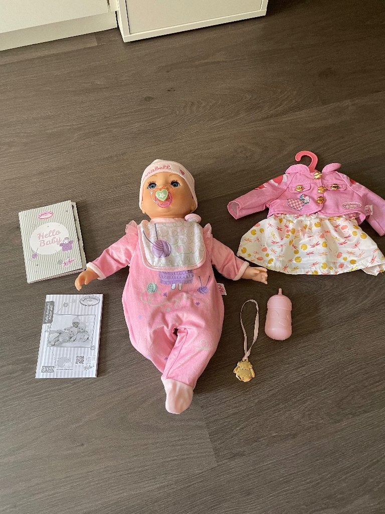 Pop baby annabel, Ophalen, Zo goed als nieuw, Babypop