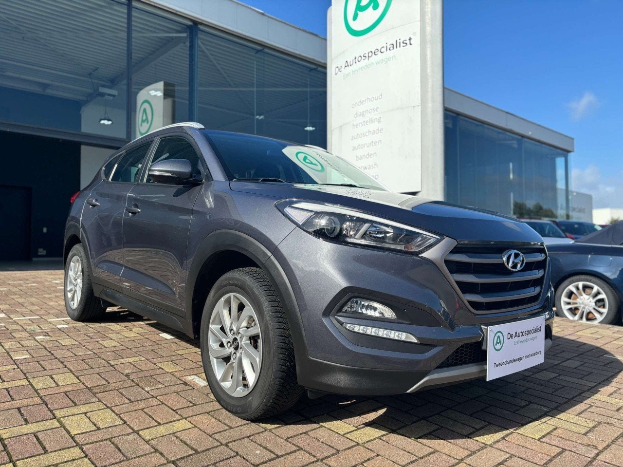 Hyundai Tucson Trend 2WD (bj 2016), Auto's, Hyundai, Voorwielaandrijving, Gebruikt, 4 cilinders, Leder