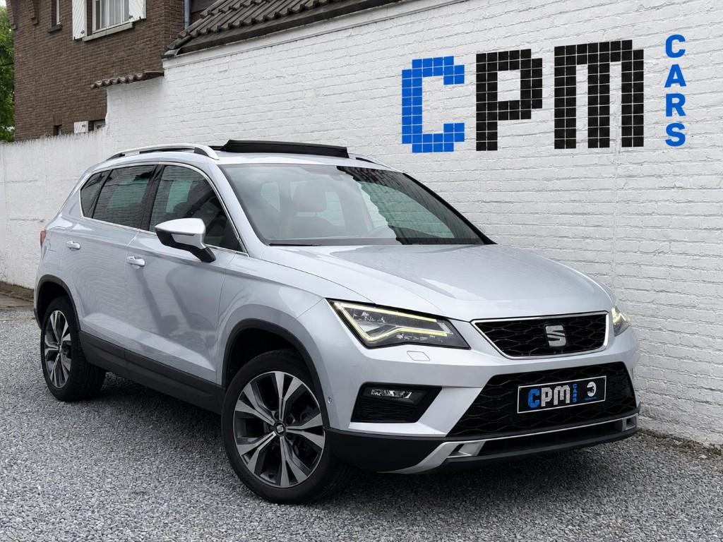 SEAT ATECA 1.5 TSI EVO Xcellence * FULL OPTIONS * PANO *, Autos, Seat, Cuir, Argent ou Gris, Entreprise, 5 portes