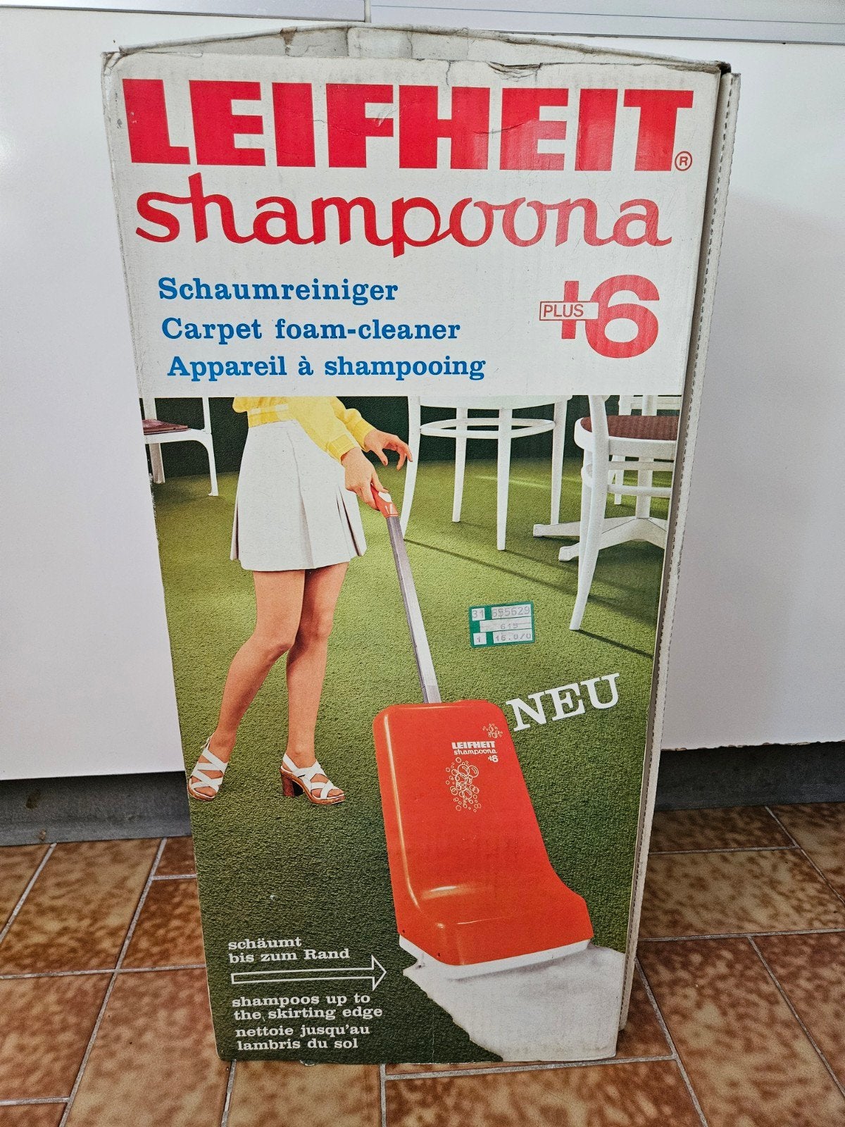 Leifheit shampoona vintage, Comme neuf, Fonction serpillière, Autres types, Autres marques