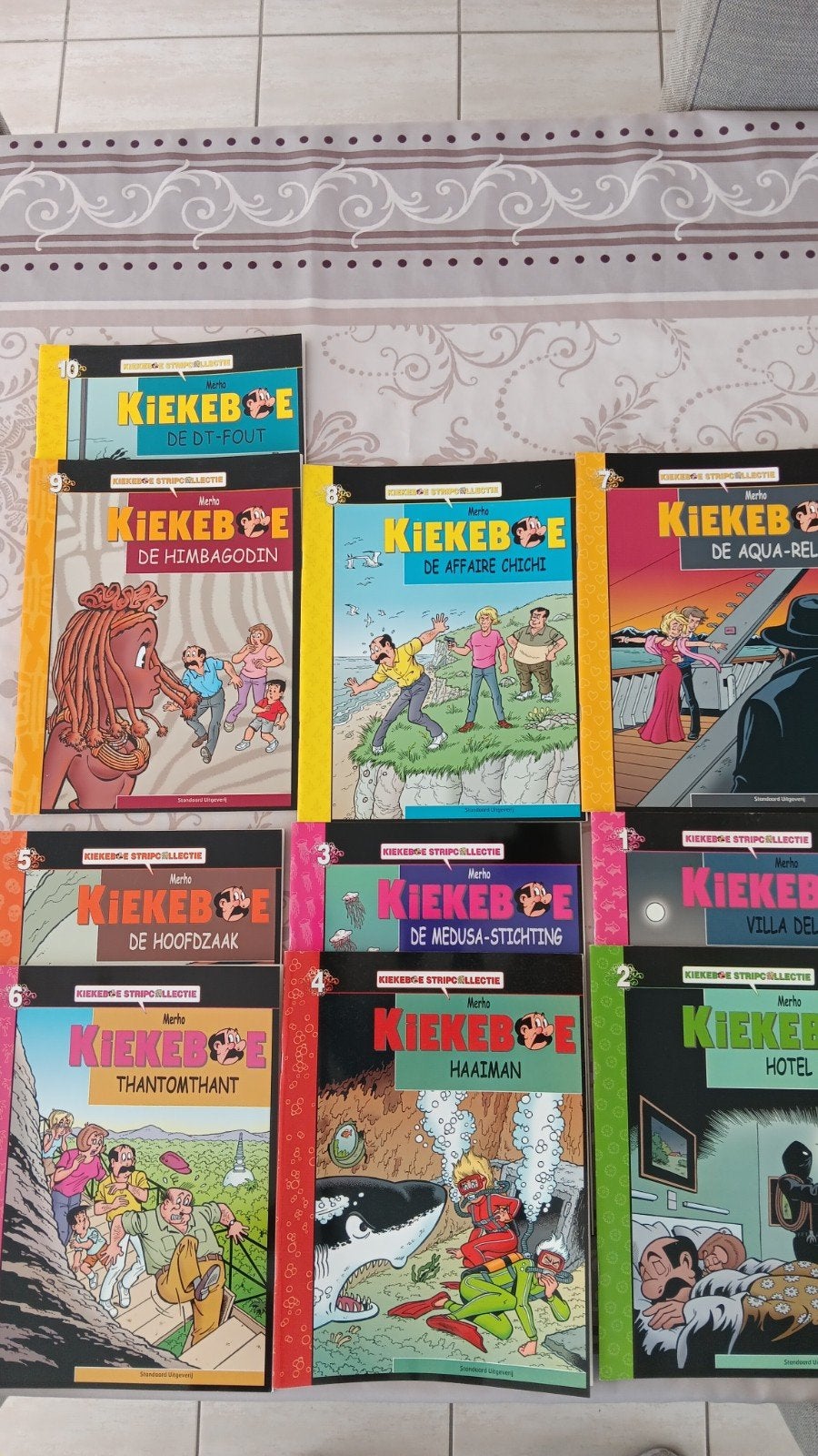 lot strips kiekeboe van 1 tem 10 ongelezen, Série complète ou Série, Enlèvement, Comme neuf