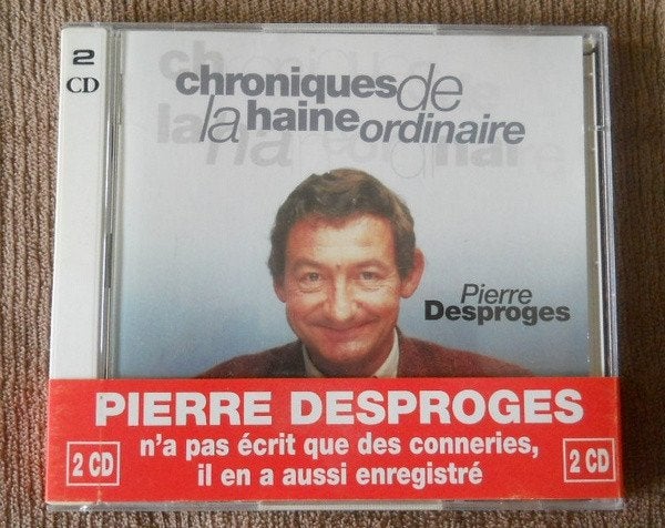 Chroniques de la haine ordinaire de Pierre Desproges (2 CD), Cd's en Dvd's, Ophalen of Verzenden, Gebruikt