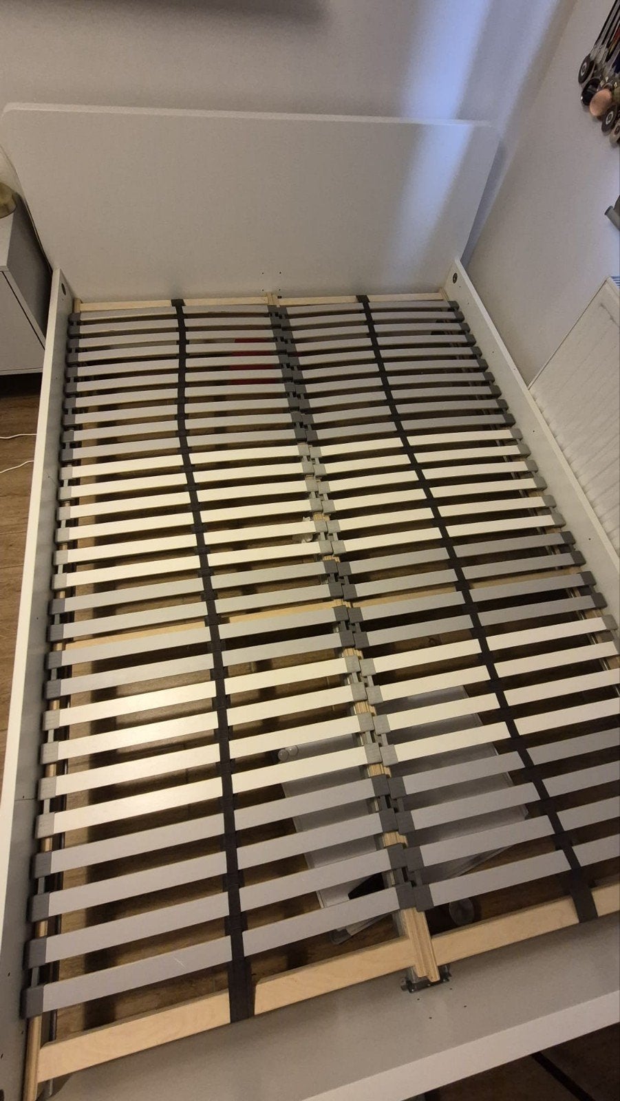 Ikea 2 persoonsbed 140x200 incl. lattenbodems en matras, Huis en Inrichting, Slaapkamer | Bedden, Ophalen