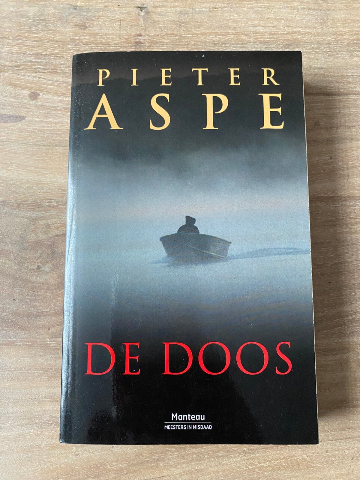 Boek Pieter Aspe de doos, Ophalen of Verzenden, Zo goed als nieuw