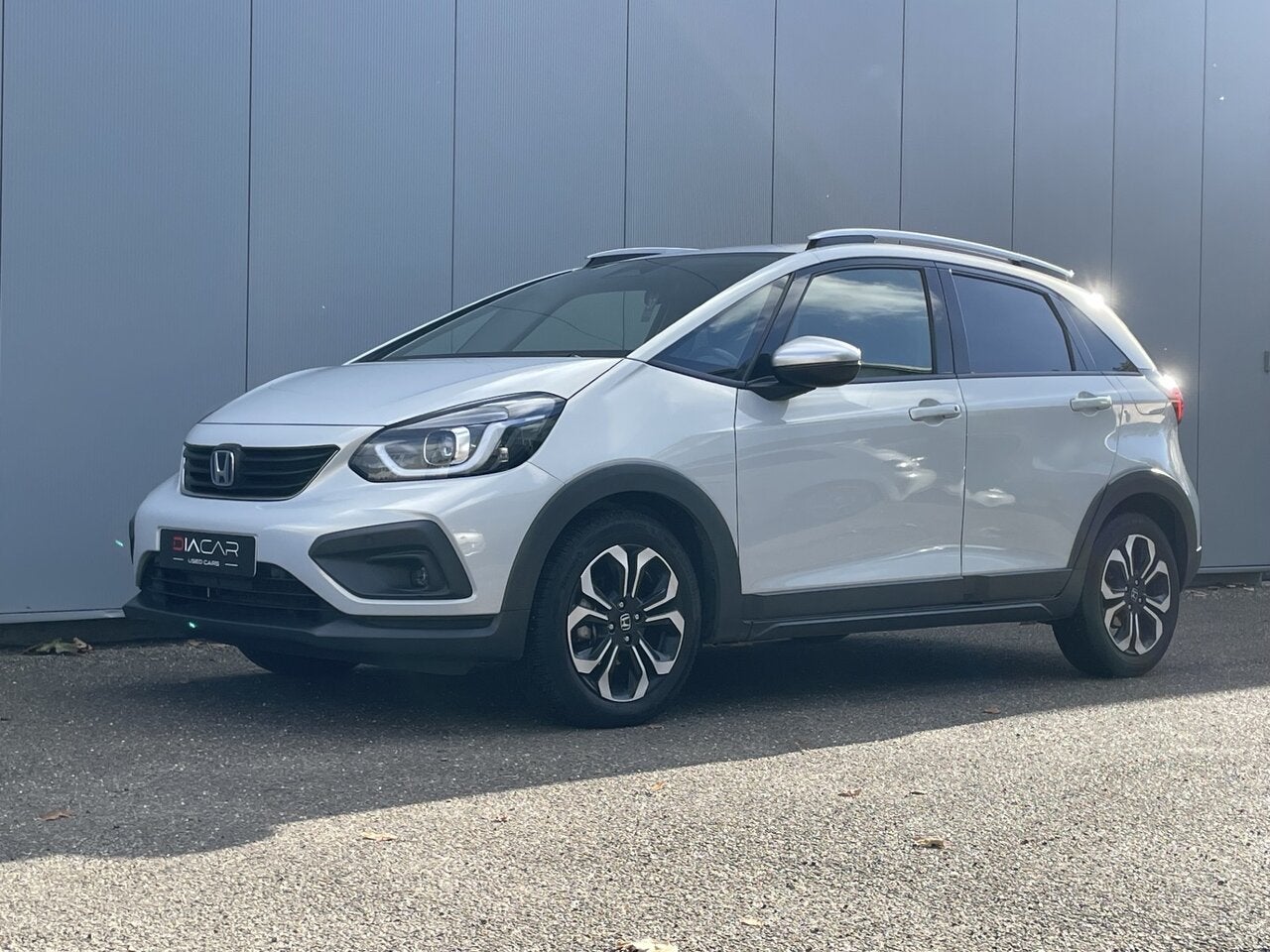 Honda Jazz 1.5 hybride cvt advance crosstar premium sylver, Auto's, 0 min, Euro 6, 89 kW, 0 kg