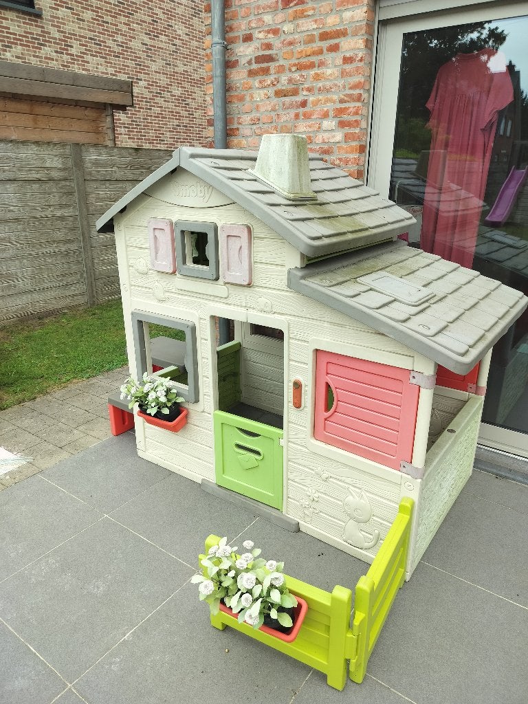 Speelhuisje smoby, Kinderen en Baby's, Speelgoed | Buiten | Speelhuisjes, Ophalen, Gebruikt, Kunststof