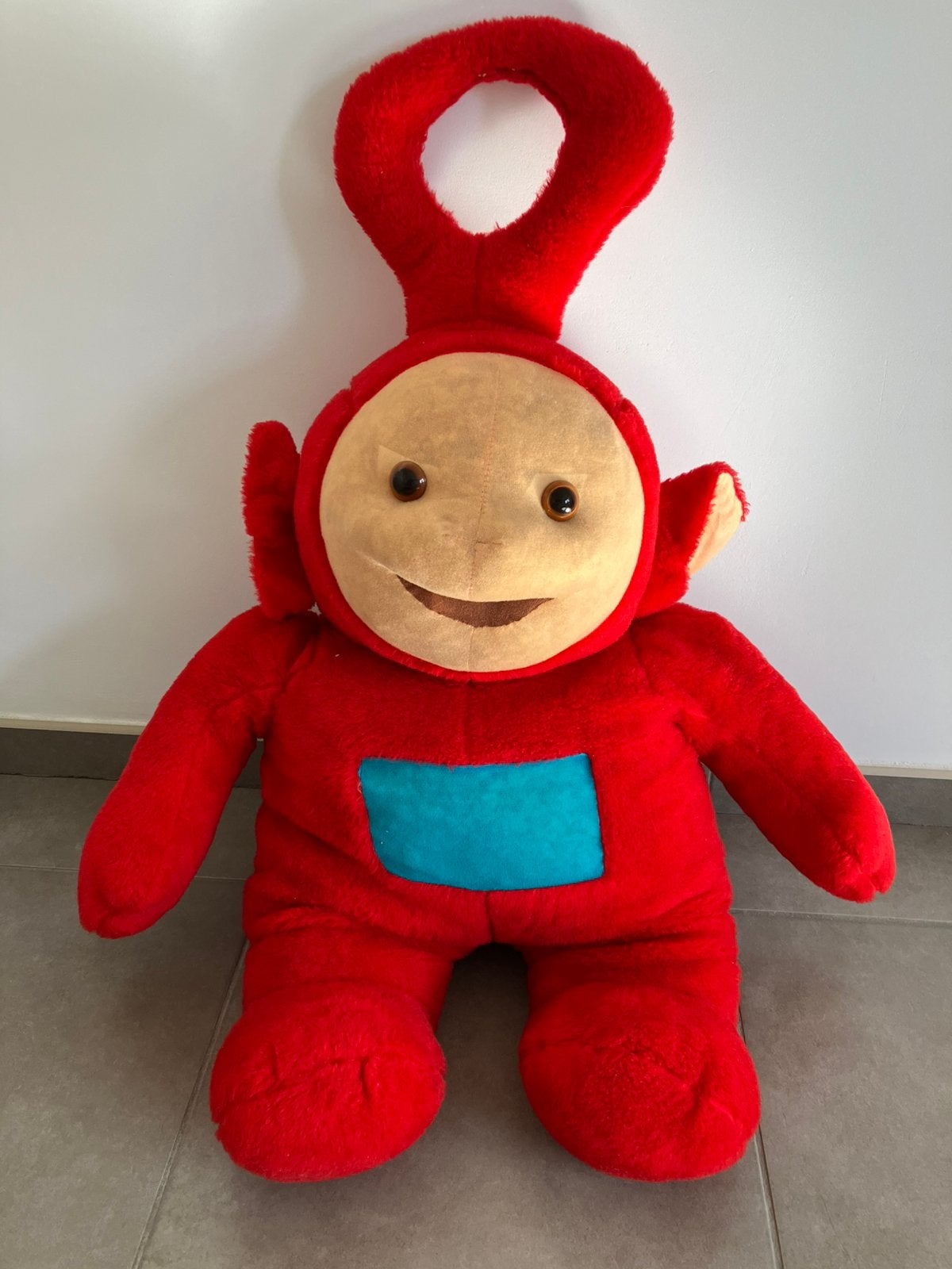 Teletubbies knuffel 100cm, Overige karakters, Grand (plus de 80 cm), Rouge, Comme neuf