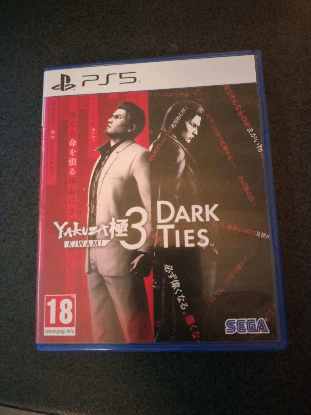 Yakuza 3 dark ties ps5, Enlèvement, Comme neuf