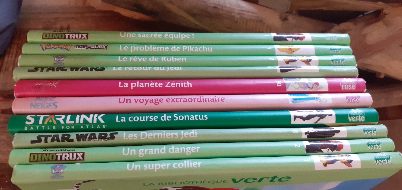 livres la bibliothèque verte, Enlèvement