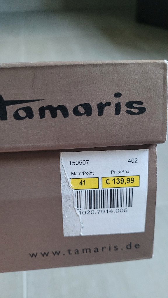 Zwarte Laarzen Tamaris M 41, Hoge laarzen, Zwart, Nieuw, Ophalen