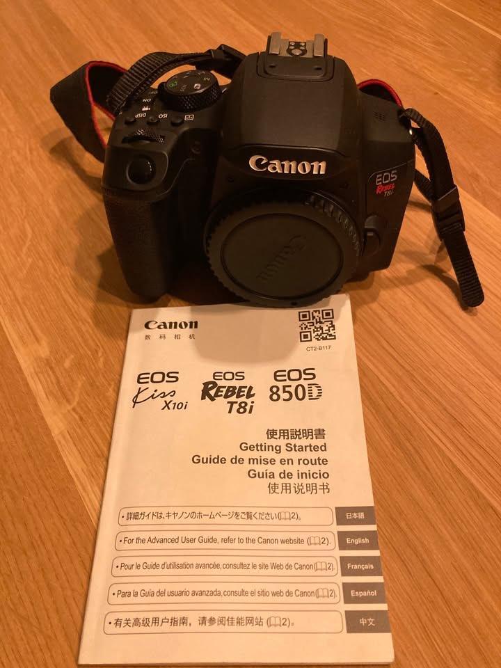 Complete cameraset: Canon EOS 850D+all-round lens, Ophalen, Spiegelreflex, Canon, Zo goed als nieuw
