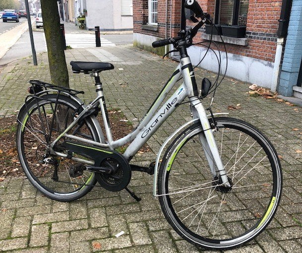 damesfiets Granville,24 versnellingen,nagezien-alles werkt !, Fietsen en Brommers, Ophalen, Velgrem, Versnellingen, 53 tot 56 cm