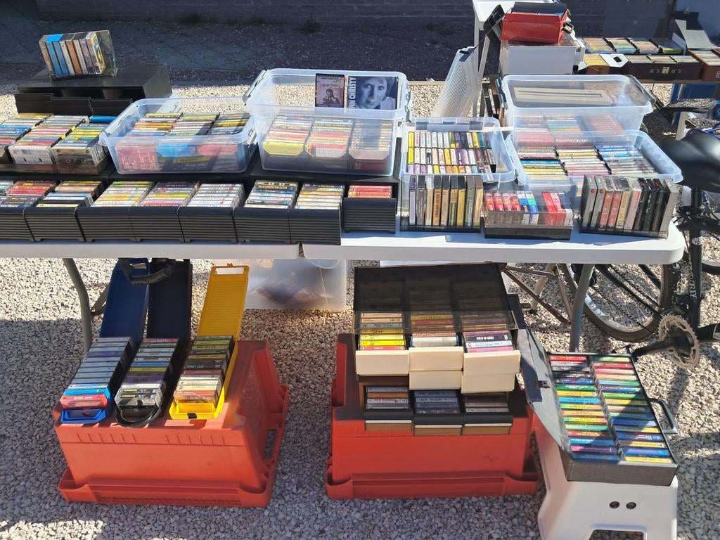 Grote collectie van +1.000 muziekcassettes + vintage casse, Enlèvement, Pop, Originale