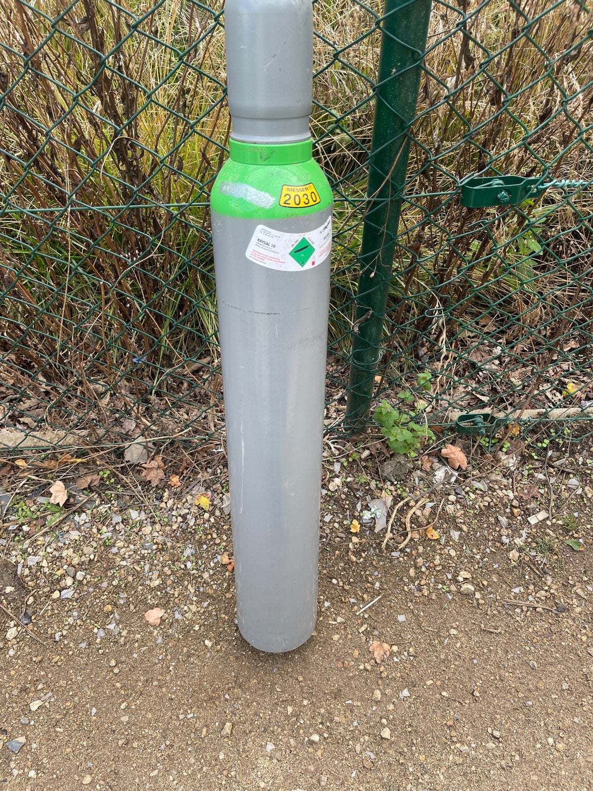 10l contimac menggas / argon fles, Ophalen, Zo goed als nieuw, Overige typen