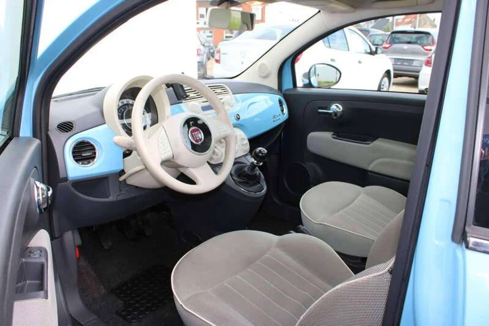 Fiat 500 Airco / inclusief 2 JAAR garantie! (bj 2013), 4 cilinders, Blauw, 1 kg, Bedrijf
