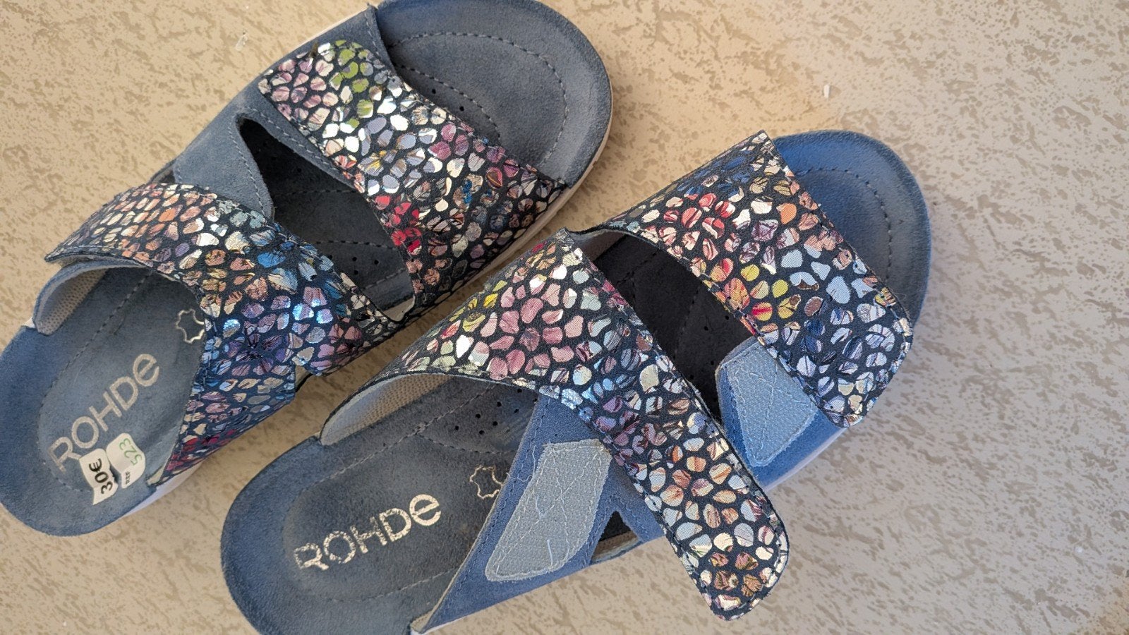 mule dames de marque ROHDE, Ophalen, Blauw