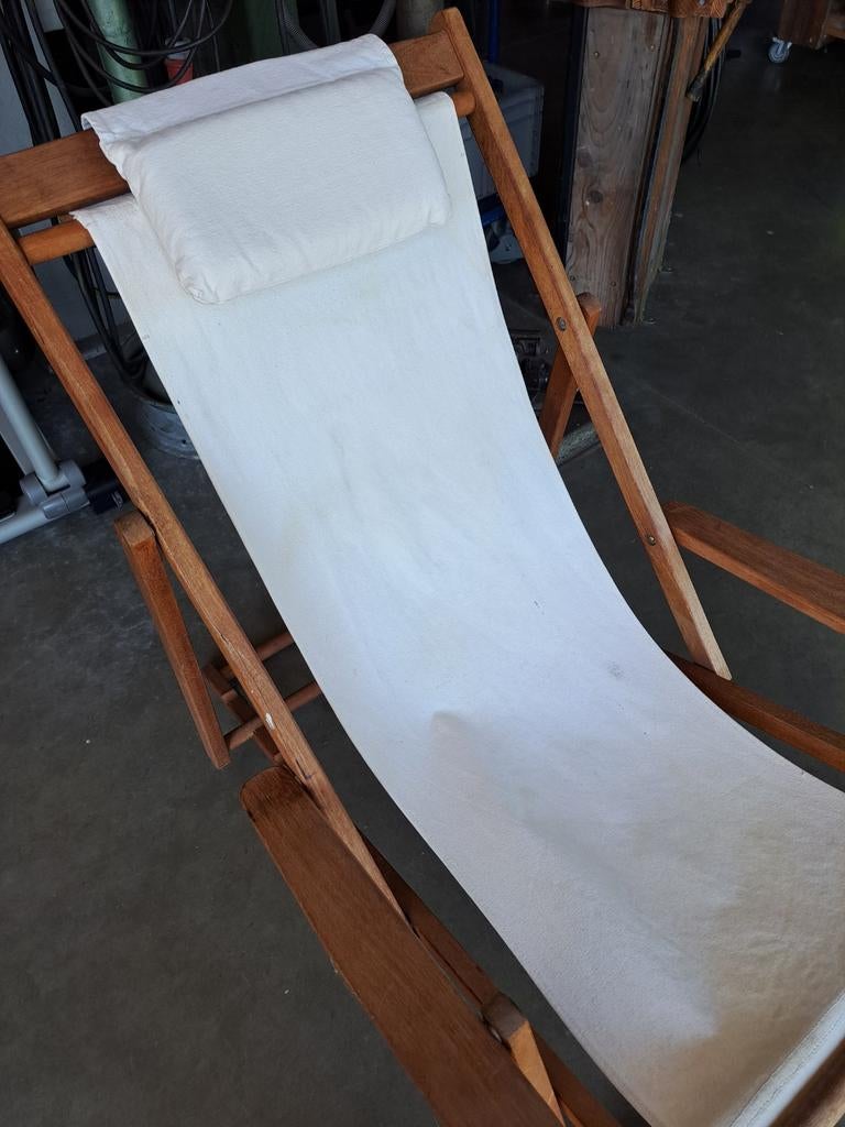 2x Vintage strandstoel, Ophalen
