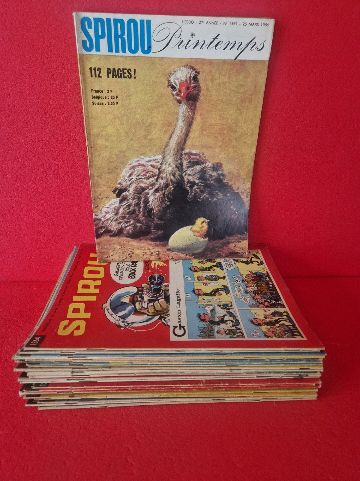 lot de 29 hebdomadaires le journal de spirou 1964, Livres, Enlèvement ou Envoi