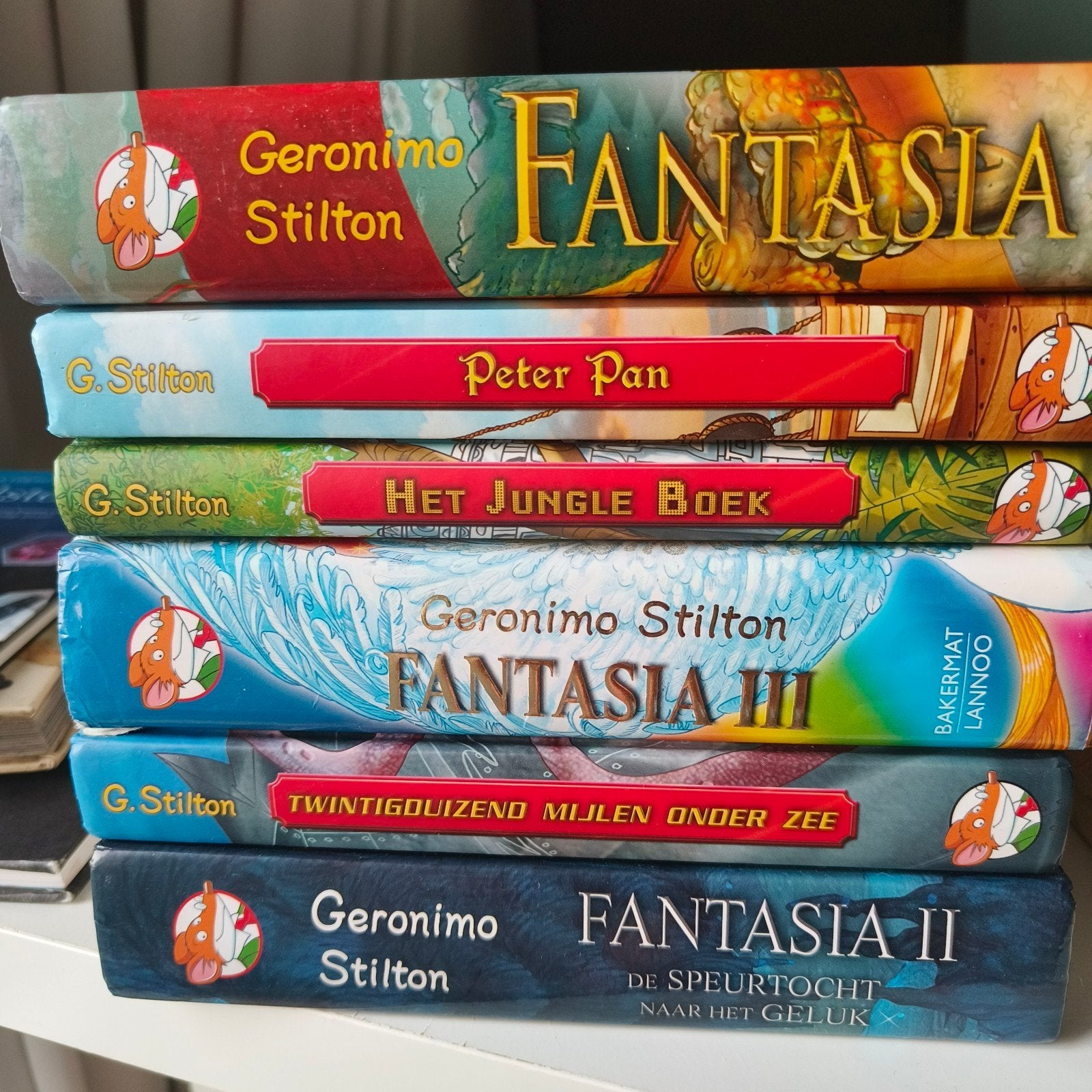 pakket Geronimo stilton, Ophalen
